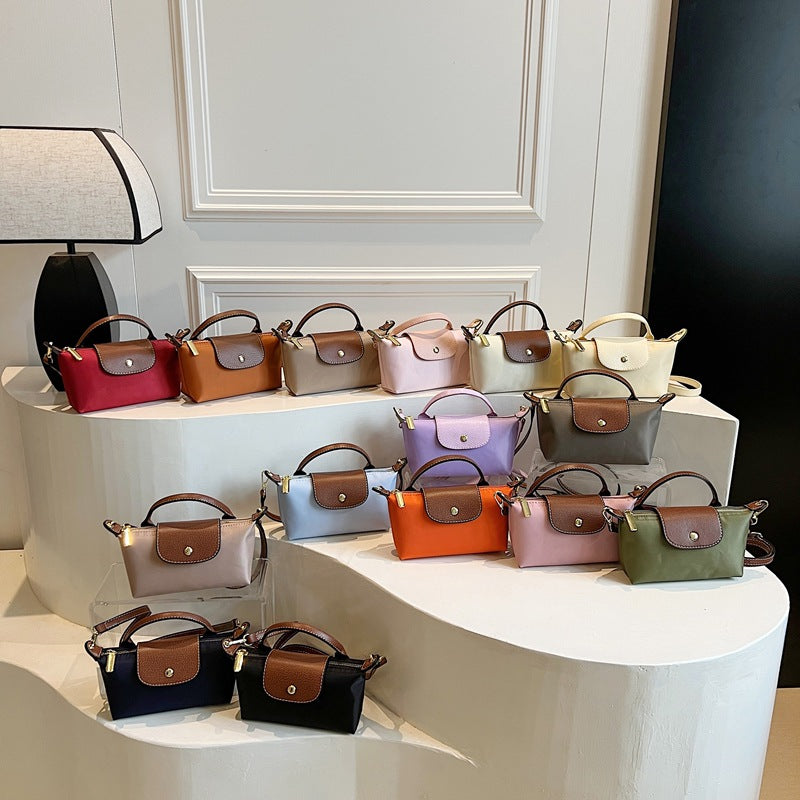 Women's High-end Nylon Dumpling Crossbody Handbag