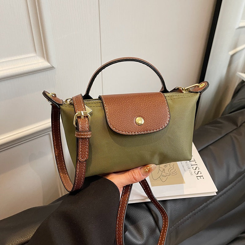 Women's High-end Nylon Dumpling Crossbody Handbag