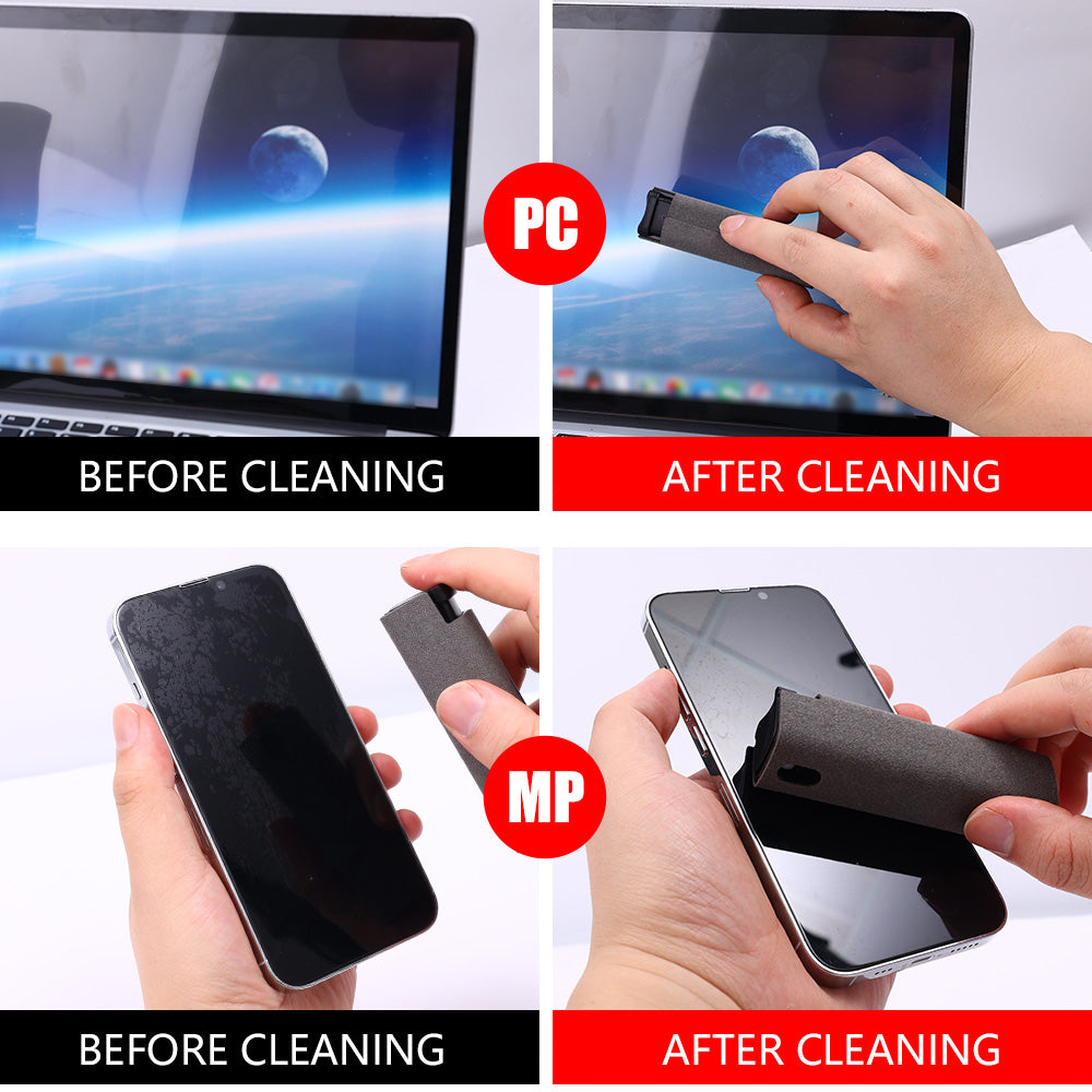Mobile Phone Screen Cleaner Artifact Storage Integrated Portable Computer Screen Cleaner Set