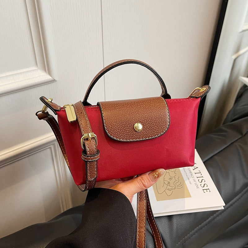 Women's High-end Nylon Dumpling Crossbody Handbag